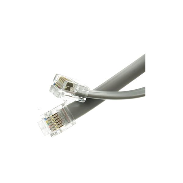 RJ12 Silver Satin Telephone Cord (Data)