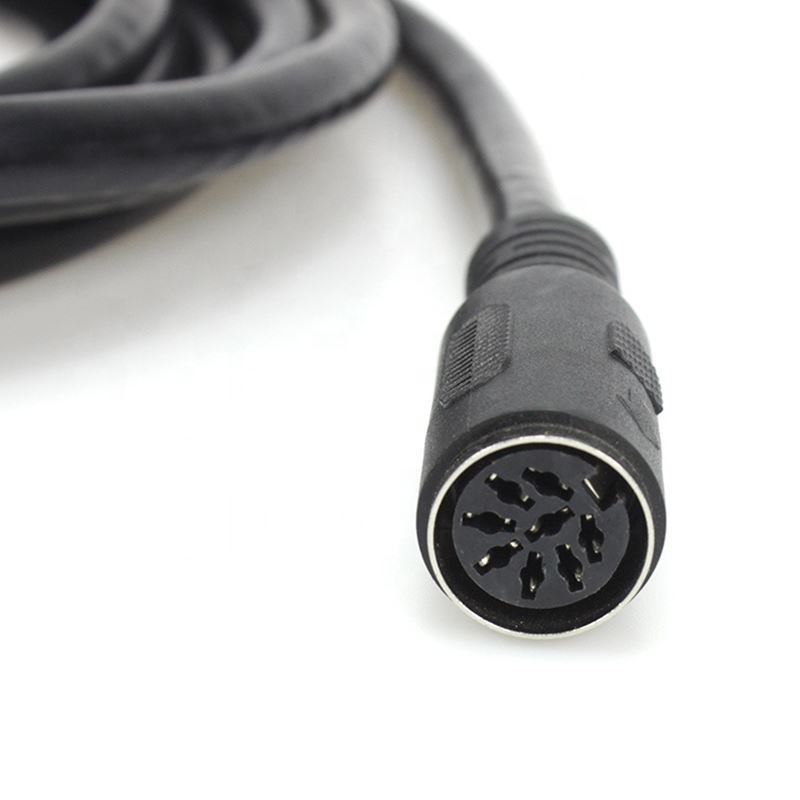 Din 8 Pins Male to Female Speaker Audio System Cable Din 8 Pins Male to Female Speaker Audio System Cable