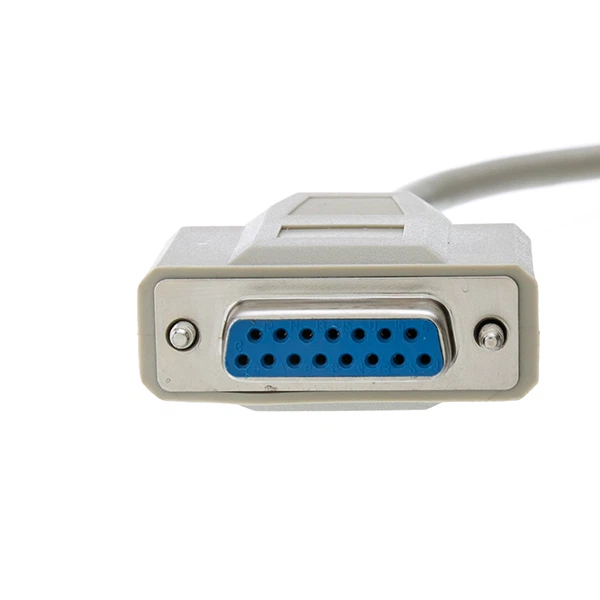 DB15 male to female serial cable