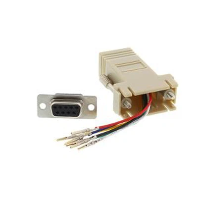 DB9 Женский к RJ11 Женский модульный адаптер