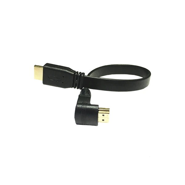 Up Angle HDMI Male To Male Flat Cable