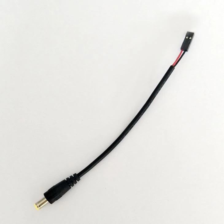 Dupont 2pin Connector  to DC 5.5 X 2.1mm Plug Cable