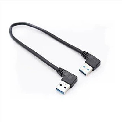 90 градусов USB3.0 AM левый угол к прямому углу AM кабель