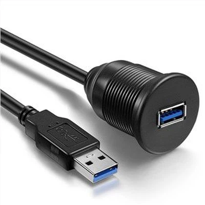 USB 3.0 Мужской к женскому AUX Автомобильный удлинительный кабель